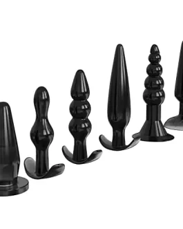 6 piece silicon Training plug set