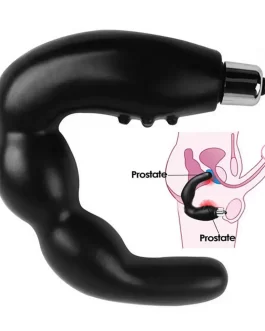 Male U type vibrating prostate massager