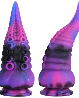 Octopus Tentacle dildo with suction cup butt plug