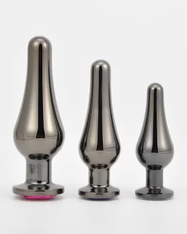 3 piece set of oblong plugs