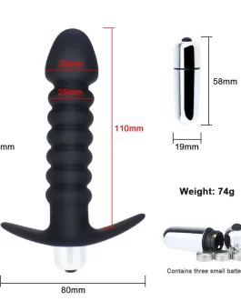 Anal Bead vibrating Butt Plug